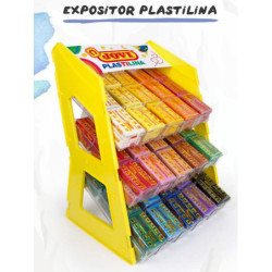 PLASTILINA JOVI 70/E PEQUEÑA EXPOSITOR 180 PASTILLAS ART 70S