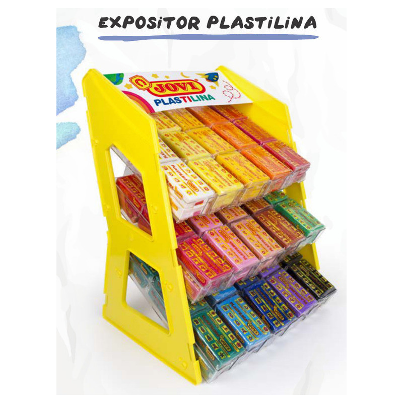 PLASTILINA JOVI 70/E PEQUEÑA EXPOSITOR 180 PASTILLAS ART 70S