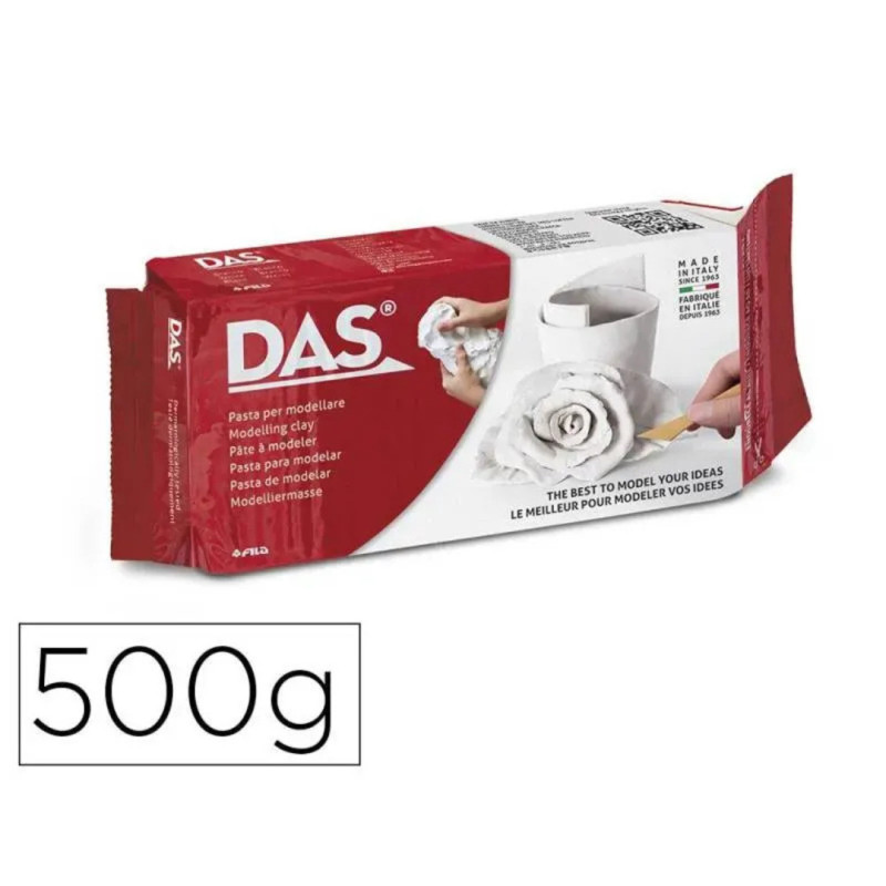 PASTA MODELAR DAS BLANCA PRONTO 500G FILA