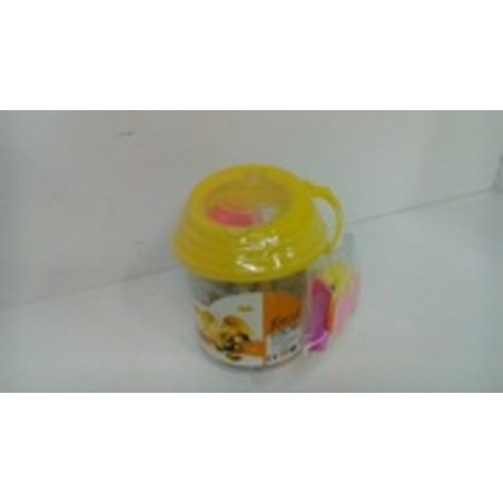 JUEGO FORCEL PLASTILINA 16 BARRAS CUBO C/TAPA SURTIDO 3 COLORES 2524