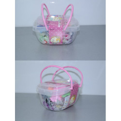 JUEGO FORCEL PLASTILINA MOLDES CUBO CESTA 24 PZAS 2533