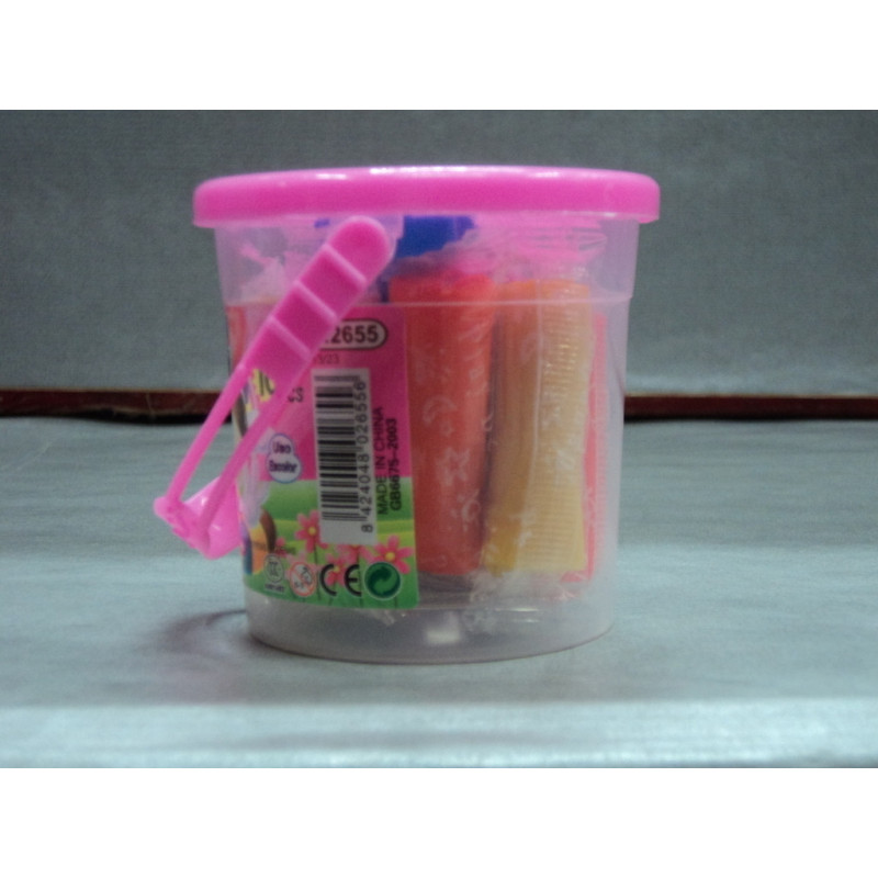 JUEGO FORCEL PLASTILINA MINI CUBO 10 PZS REF 2655