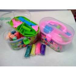 JUEGO FORCEL PLASTILINA BLANDIVER MALETIN DOBLE 2657