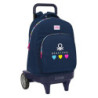 MOCHILA GDE. C/RUEDAS COMPACT EVOL. EXT. BENETTON "LOVE" SAFTA23 ENERO 612350218