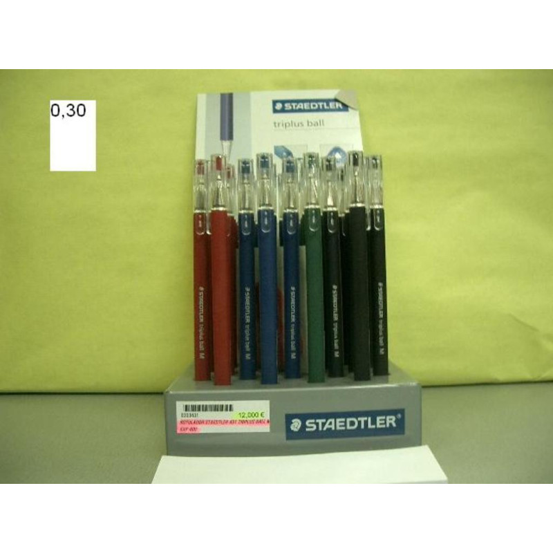 ROTULADOR STAEDTLER 431 TRIPLUS BALL M EXP 40U ^