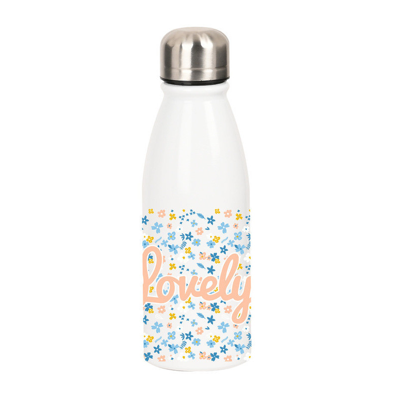 BOTELLA METALICA 500ML MOOS "LOVELY" SAFTA23 ENERO 312222899