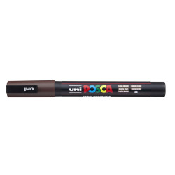 MARCADOR UNI-BALL POSCA PC-3M PUNTA REDONDA 0,9-1,3MM MARRON OSCURO -22-