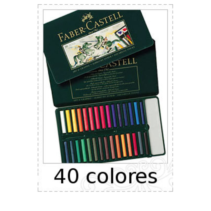 ACUARELA FABER-CASTELL TIZA ALBERT DUREL  40 COL