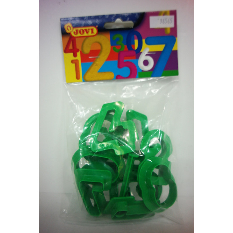 JUEGO JOVI PLASTILINA MOLDES NUMEROS BLISTER 11U ART 7N