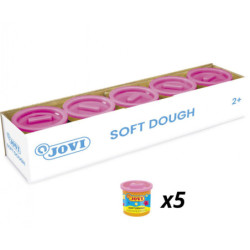 PLASTILINA JOVI BLANDIVER ROSA BOTE 125ML 450 C/5U