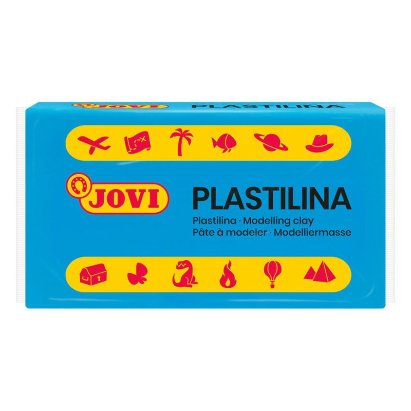 PLASTILINA JOVI 70/12 PEQUEÑA AZUL CLARO