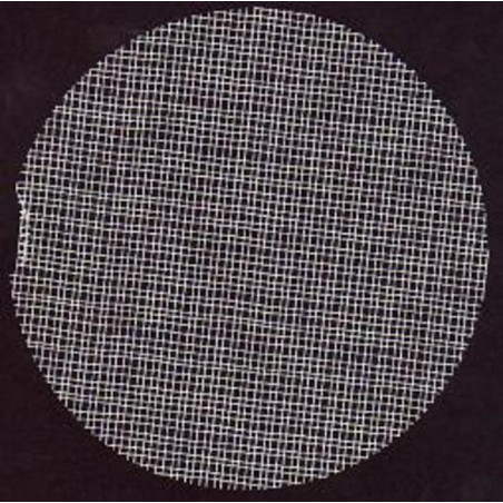 TUL MALLA GRUESA REDONDO 16CM BLANCO PTE 200U ^