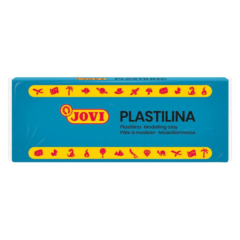 PLASTILINA JOVI 71/12 MEDIANA AZUL CLARO UNIDAD
