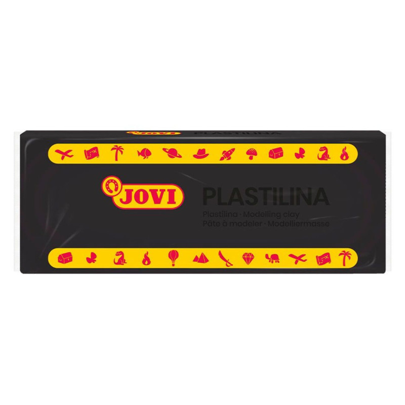 PLASTILINA JOVI 71/15 MEDIANA NEGRA UNIDAD