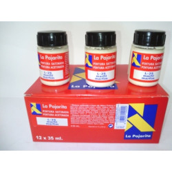 PINTURA PAJARITA 35 ML MARFIL C/6U L-25 112922