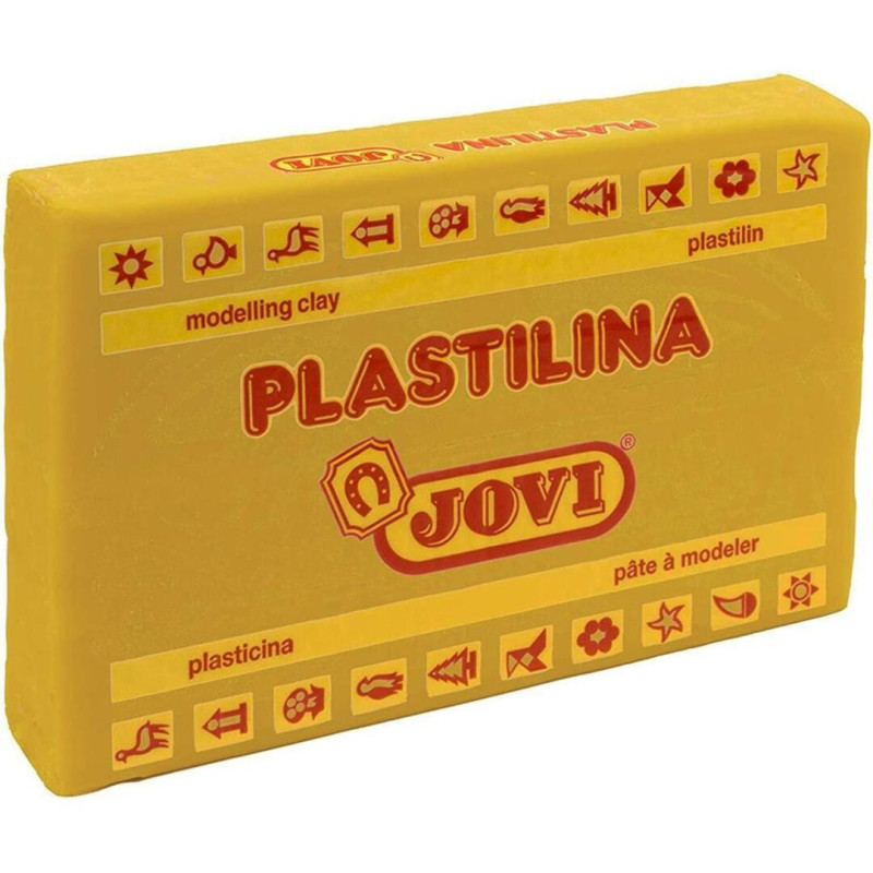 PLASTILINA JOVI 72/03 GRANDE AMARILLA OSCURA UNIDAD