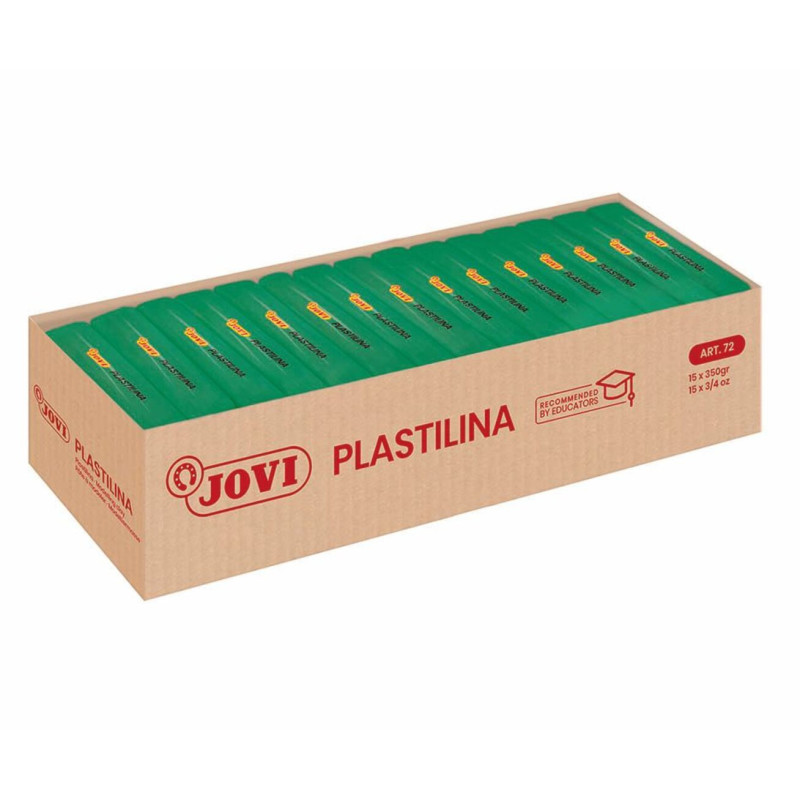 PLASTILINA JOVI 72/11 GRANDE VERDE OSCURO