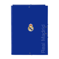 CARPETA FOLIO 3 SOLAPAS REAL MADRID SAFTA26 512624068 33,5X26 UNIDAD