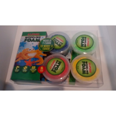 JUEGO ALPINO MODELING FOAM 6 BOTES 75ML DP000157