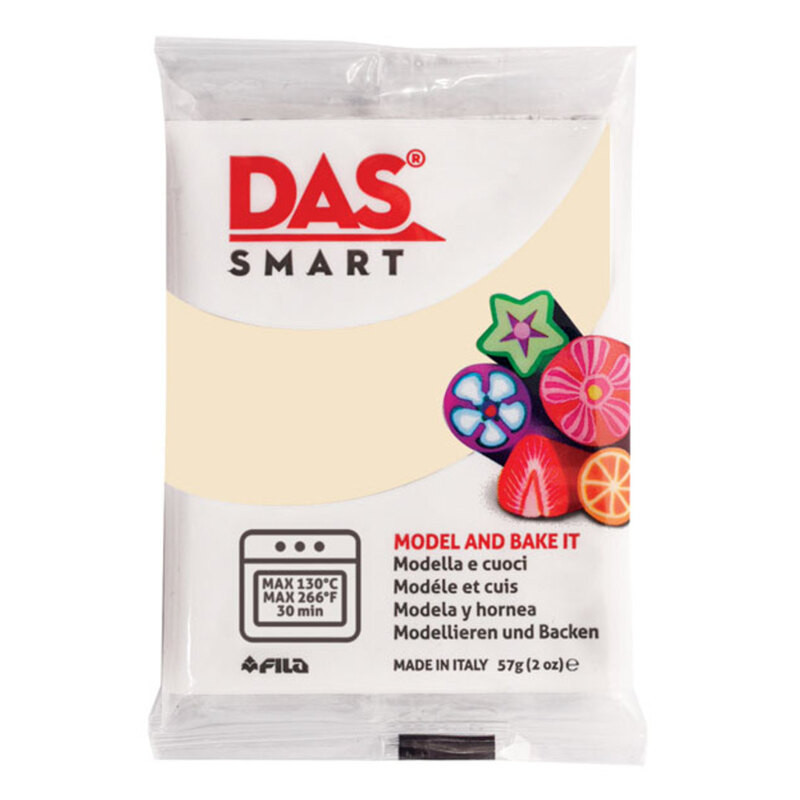 PASTA MODELAR POLIMERICA DAS SMART 57G 321002 VAINILLA FILA