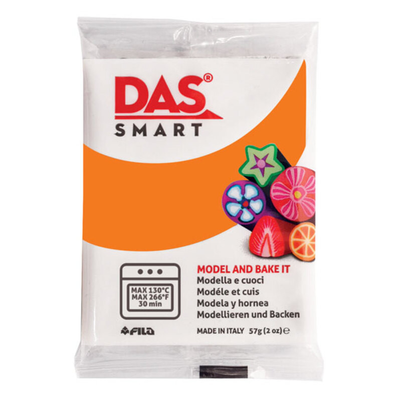 PASTA MODELAR POLIMERICA DAS SMART 57G 321006 NARANJA FILA