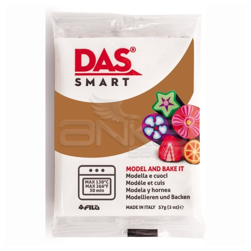 PASTA MODELAR POLIMERICA DAS SMART 57G 321027 CARAMELO FILA