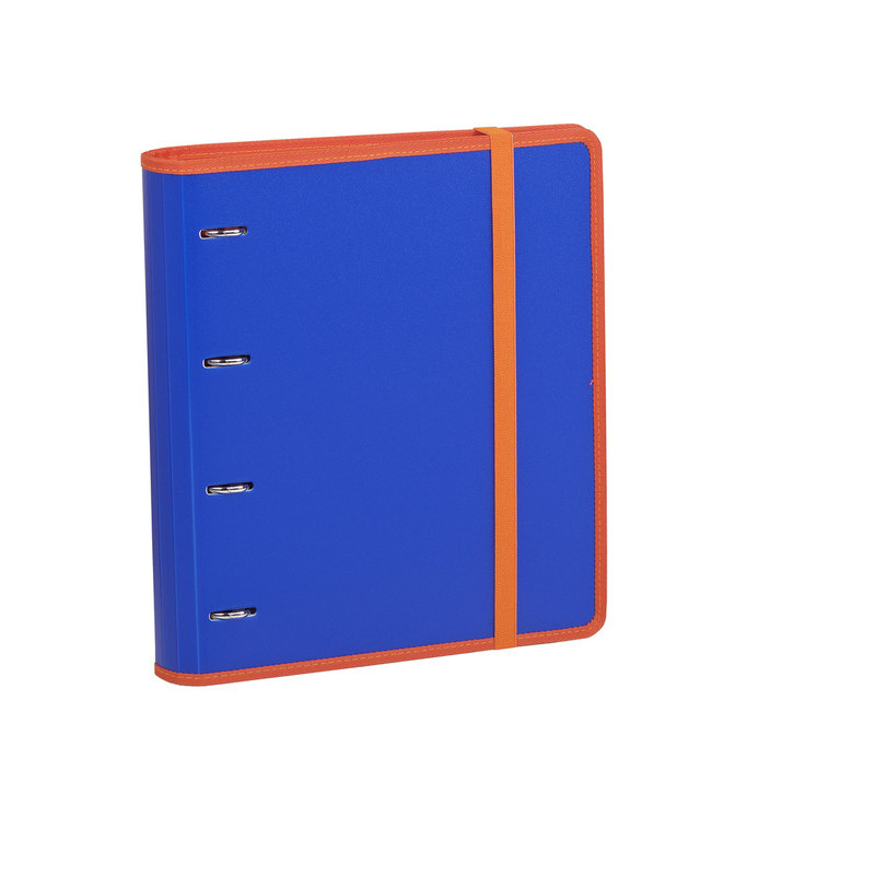 CARPEBLOC DEC RINGBOOK 4A A4 C/RECAMBIO CARCHIVO CONTRAST AZUL/NARANJA 12387450 ^