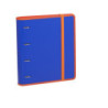 CARPEBLOC DEC RINGBOOK 4A A4 C/RECAMBIO CARCHIVO CONTRAST AZUL/NARANJA 12387450 ^