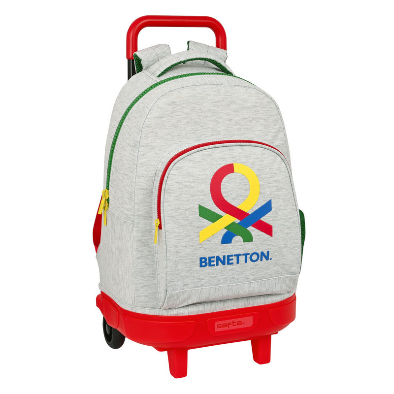 MOCHILA GDE. C/RUEDAS COMPACT EXTRAIBLE BENETTON "POP" SAFTA23 ENERO 612352918