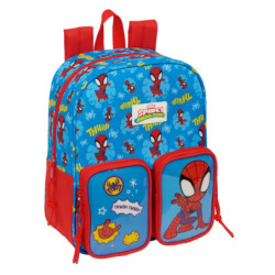 MOCHILA GUARDERIA BOLSILLOS ADAPT.CARRO SPIDEY SAFTA26 612662232 27X22 UNIDAD