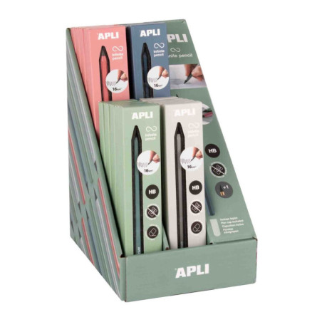 LAPIZ INFINITO APLI CON PUNTERA DE RECAMBIO 19690 UNIDAD 4 COLORES (EXP 20U)