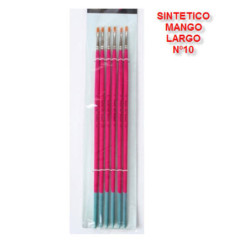 PINCEL PRYSE 61120 Nº 10 MANGO LARGO SINTETICO PLANO 2P