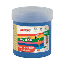 PASTA ALPINO MAGIC DOUGH CUBO 160GR AZUL DP000148