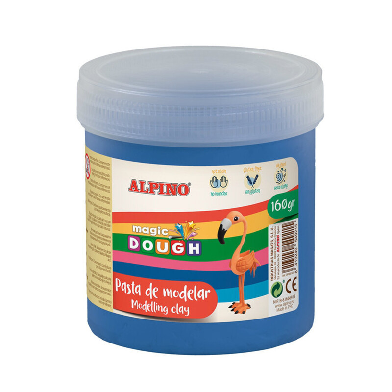 PASTA ALPINO MAGIC DOUGH CUBO 160GR AZUL DP000148