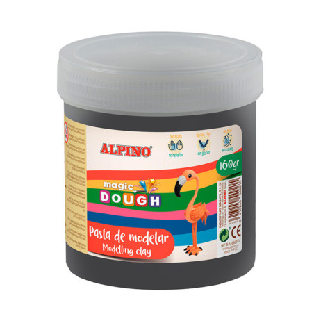 PASTA ALPINO MAGIC DOUGH CUBO 160GR NEGRO DP000150