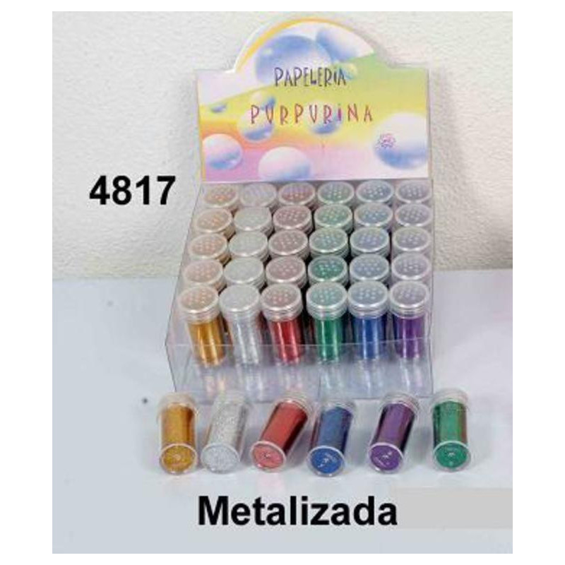 PURPURINA WG SUPERFINA METAL SURTIDO 1 C/36U 48170