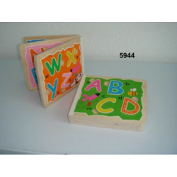 JUEGO WG MADERA LIBRO ENCAJABLES ABECEDARIO 5944 ^