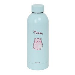 BOTELLA TERMO ACERO INOXIDABLE 500ML PEMBE "THE PINK CAT" SAFTA26 312646899 22,5X7 UNIDAD