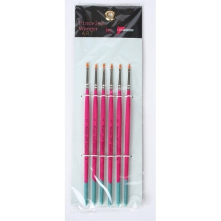 PINCEL PRYSE 61100 Nº  2 MANGO CUADRADO CORTO SINTETICO PLANO 1P