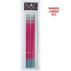 PINCEL PRYSE 61130 Nº  2 MANGO CUADRADO LARGO SINTETICO REDONDO 2R