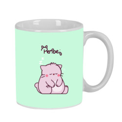 TAZA GRANDE PEMBE "THE PINK CAT" SAFTA26 312646914 9,5X8 UNIDAD