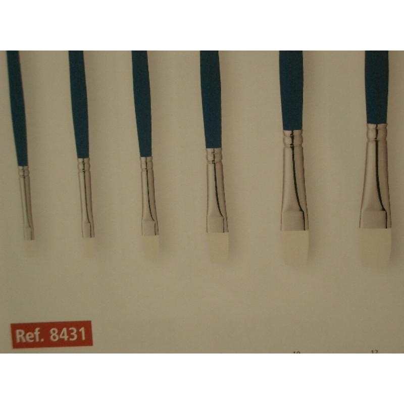 PINCEL PEBEO 8431 Nº  8 SINTETICO PLANO ^