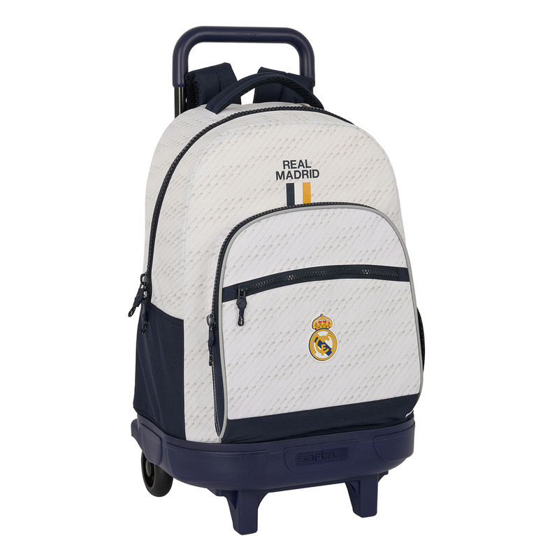 MOCHILA GDE. C/RUEDAS COMPACT EXTRAIBLE REAL MADRID 1ª EQUIP. 23/24 612354918 SAFTA23 VAC
