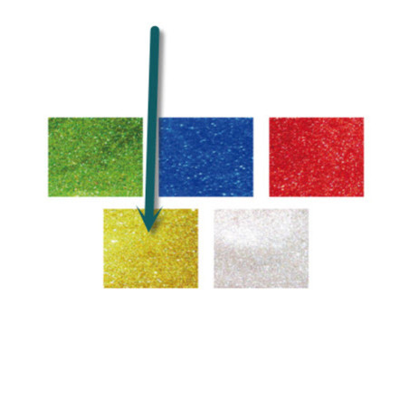 LAMINA EVA 2MM 40*60 PURPURINA ORO NARANJA  PTE 5U