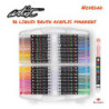 ROTULADOR ACRILICO PINCEL ALEX BOG LIQUID BRUSH MALETA REGALO 36 COLORES AB-0666