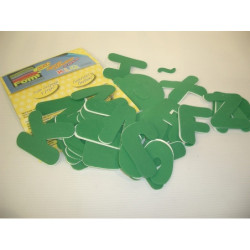 FIGURAS EVA 2MM ADHESIVAS LETRAS MAYUSCULAS F1109-099 ^