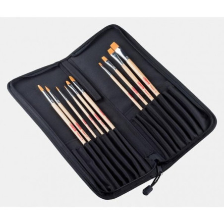 ORGANIZADOR DE PINCELES TORAY C/10 PINCELES SURTIDOS 909930M TALENS