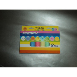 TIZA PAMPY COLORES GRUESA PARA SUELO POESSA 319905 C/8U