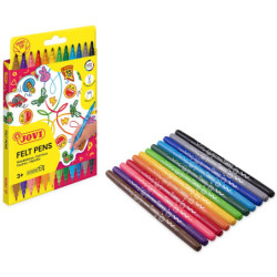 MARCD.ES COLORES DOBLE PUNTA 12U. JOVI. 1512