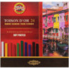 TIZA KOH-I-NOOR TOISON D'OR 24 COLORES CAJA CARTON 8584 MCH